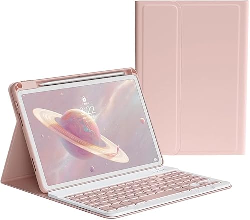 Miniatura 10 de Funda de teclado para iPad de 987 generación de 10.2 pulgadas 202120202019, iPad Pro de 10.5 pulgadas con teclado a color, iPad Air de 3 generación,
