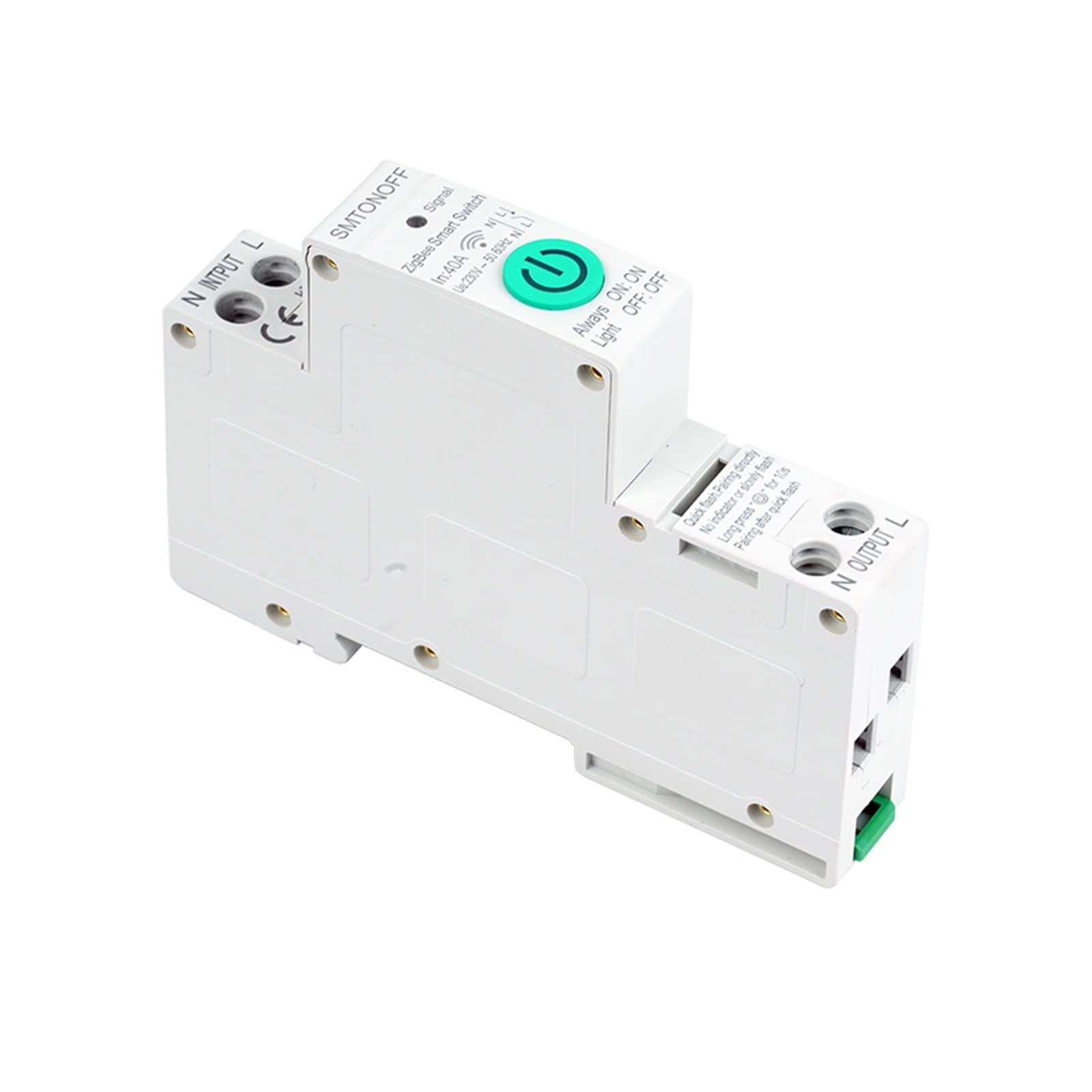 Medidor De Consumo Electrico, Tuya Smart ZigBee Energy Meter IoT Switch Over Bajo Voltaje Protección contra sobrecarga Medidor prepago, Fácil de Instalar