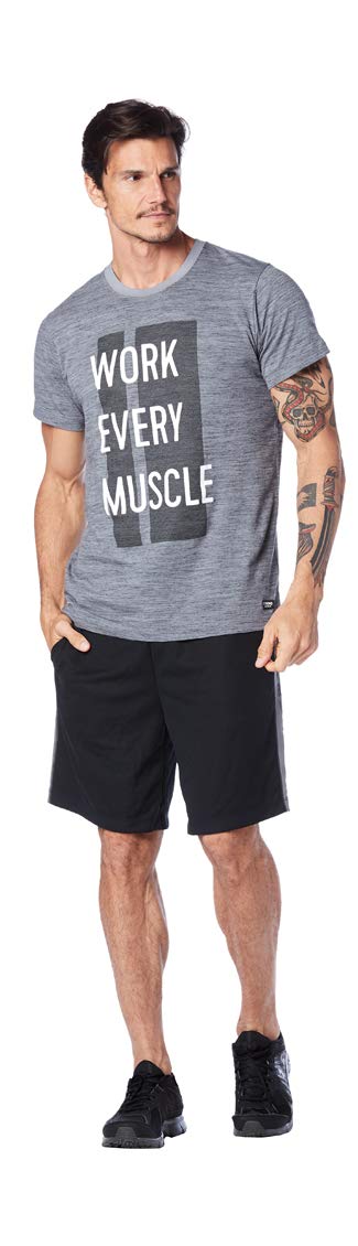 Women's Athletic Graphic Design Breathable Workout Tee X-Small - Small Outerspace