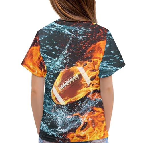 Image of JEOCODY Boys Girls Graphic Tees Funny 3D Printed Short Sleeve T-Shirts 3-16T