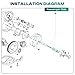 DRIVE UP Golf Cart Rear Spline Axle Shaft for Yamaha Models Passenger Side OEM JR1-G6512-00-00