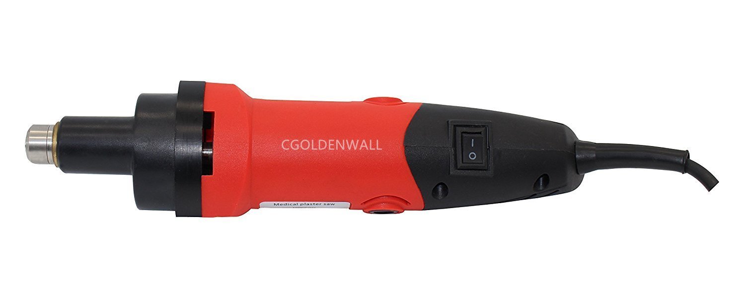 CGOLDENWALL Máquina de corte de yeso de velocidad eléctrica ajustable, con 3 hojas de sierra para rasgar materiales poliméricos, yeso 12500r/min (220 V)