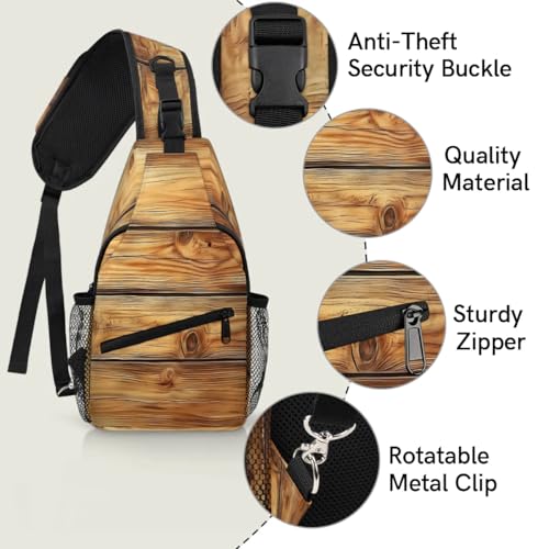 Bolso Sling para hombre y mujer, crossbody unisex miniatura 3