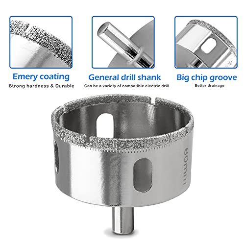 Image of Luomorgo 60mm /2 3 /8 inch Diamond Hole Saw