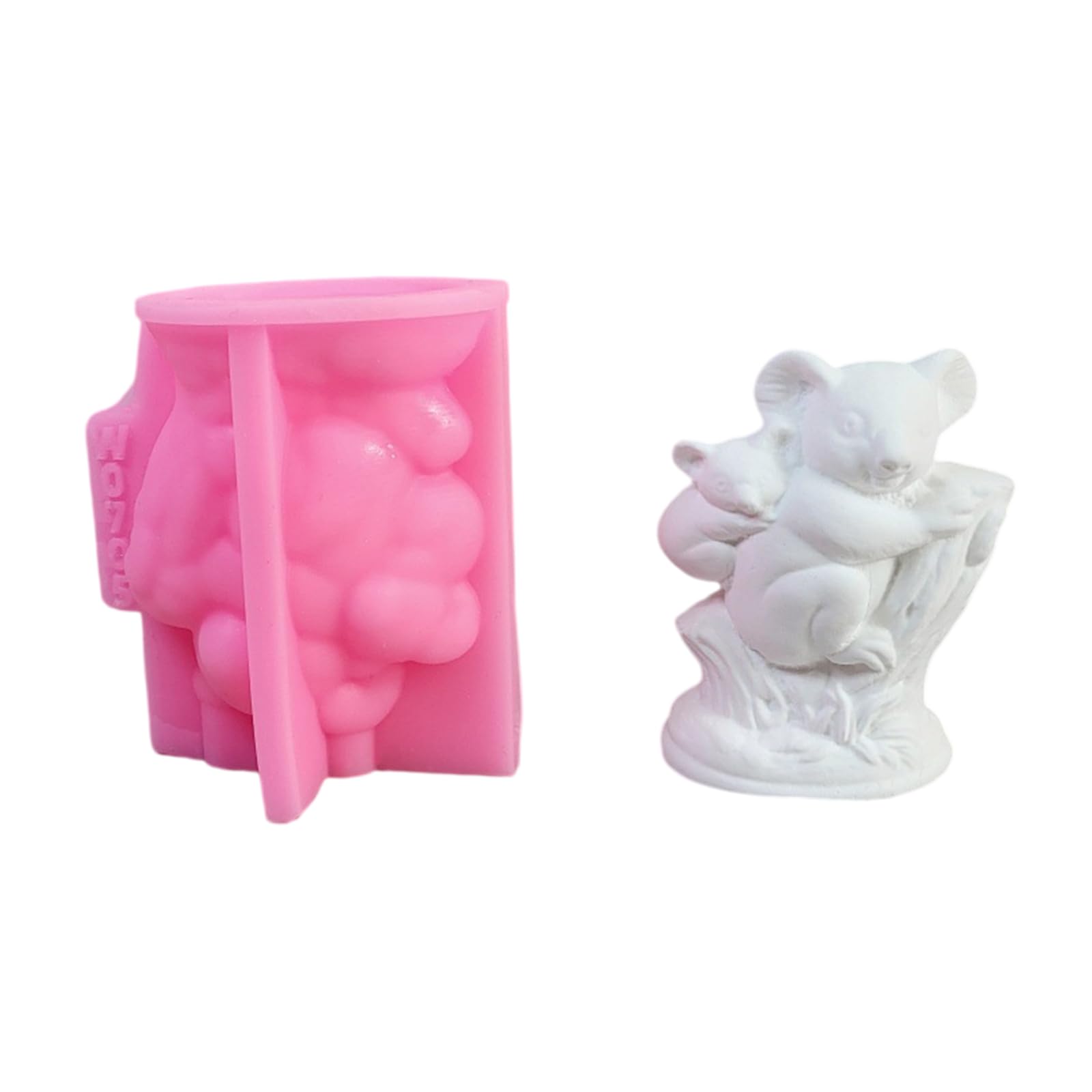 Xqbfjymp Silicone Moulds Animal Molds Ornament Molds Koala With Baby Epoxy Resin Molds Soap Molds Plasters Molds Castings Molds