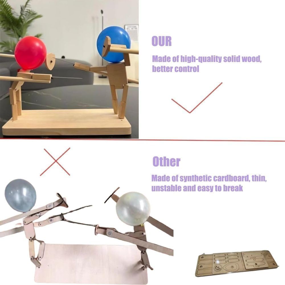 Gioco Di Palloncini Da Battaglia In Bambù, Burattini Da Scherma - Foto 5