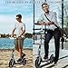 Scooters for Kids 8-12, Teens & Adults - Foldable Commuter Scooter with Bell, Hand Brake & Adjustable Height, 220 LB Weight Capacity, Perfect for School, Campus, Park Rides