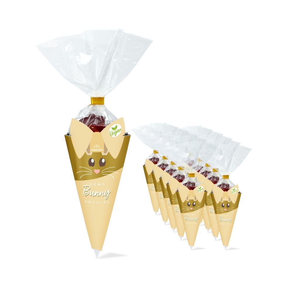 Some Bunny Special 125g Vegan Candytüte | Ostergeschenk | Vegane Fruchtgummi | Geschenk zu Ostern | Ohne Gelatine | Osterhase | Vegane Gummibärchen Geschenk | Fröhliche Osterüberraschung