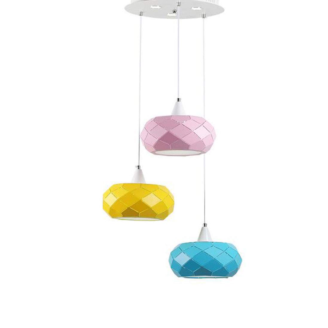 Lampe suspendue trois têtes créative pour illuminer vos repas en famille
