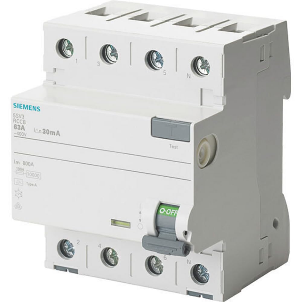 Siemens - 5SV33443 FI-Schutzschalter 4-Polig Typ F Kurzzeitverzögert 40A