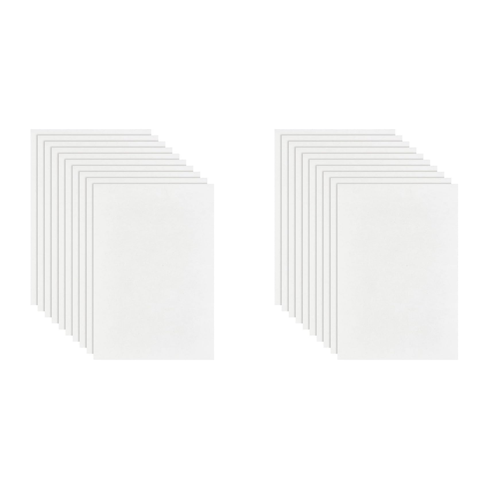 Hndhbfgrt 40Pcs 11.6X8.2 Inch Ceramic Fiber Rectangle Paper White Microwave Kiln Paper for DIY Fusing Glass Jewelry