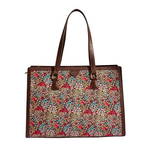 TEAL-BY-CHUMBAK-Rainforest-Office-Tote