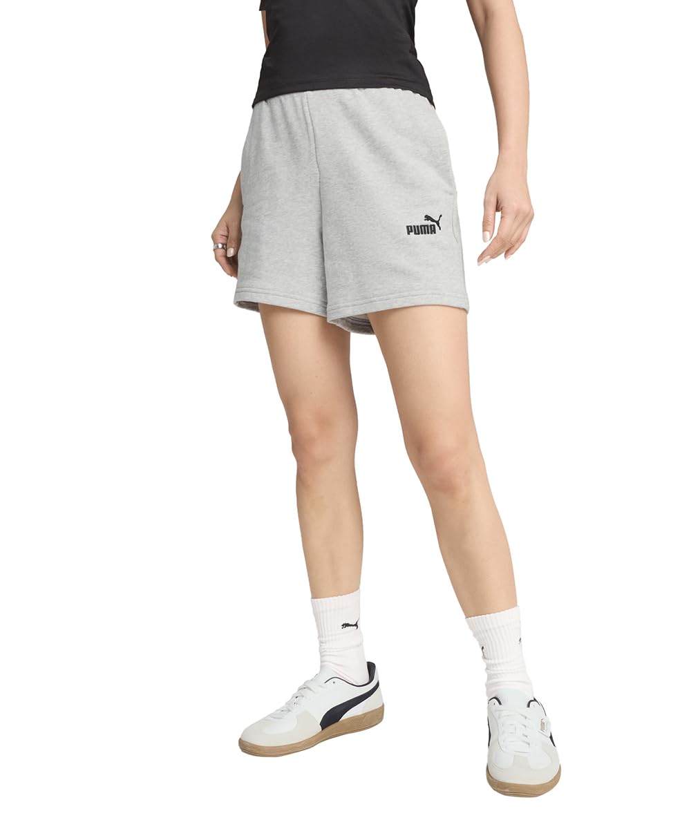 puma Women, ESS No. 1 Logo Shorts, Light Gray Heather, XL, (68244004)-picture-13