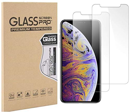 Pokanic Compatible with Apple iPhone XR / 11 Screen Protector 6.1" HD Tempered Glass Screen Proof 9H Films Anti-Scratch Protective Anti-Fingerprint Easy Installation (2 Pack)