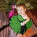 My First Halloween Baby Girls Outfit Toddler Kids Girl Halloween Costume with Bone Hair Clip Cloak Pumpkin Dress Trendy Fashion Historical Stone Age Family Party Outfit
