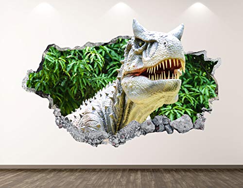 Vinilo Decorativo Dinosaurio Verde 22"x14"