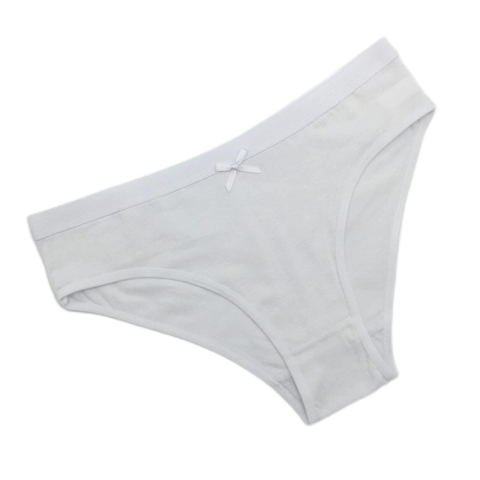 Mutande Bikini Slip 10 Pezzi/Set da Donna Mutandine di Cotone for Donne Biancheria Intima più Dimensioni M-XXL Sievi Slip di Gril Sexy di Lingerie Sexy Casual (Color : White, Size : XXL)