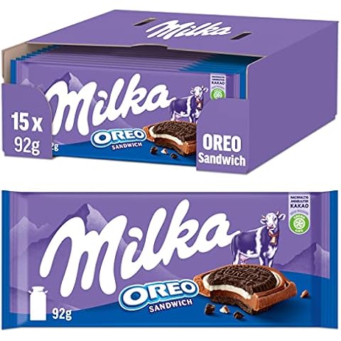 Milka OREO Sandwich Tafelschokolade 15 x 92g Cover
