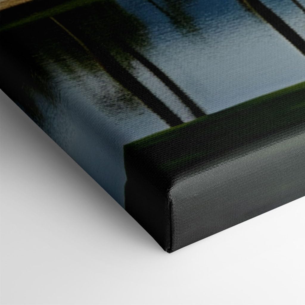 Canvas for Living room. Tropical Oasis or Treacherous Terrain: Mastering the Art of Golf Amidst Nature's Marvels, 27 x 18 inch Canvas Wall Art - Ready to Hang - 69x46 cm (27x18 inch)