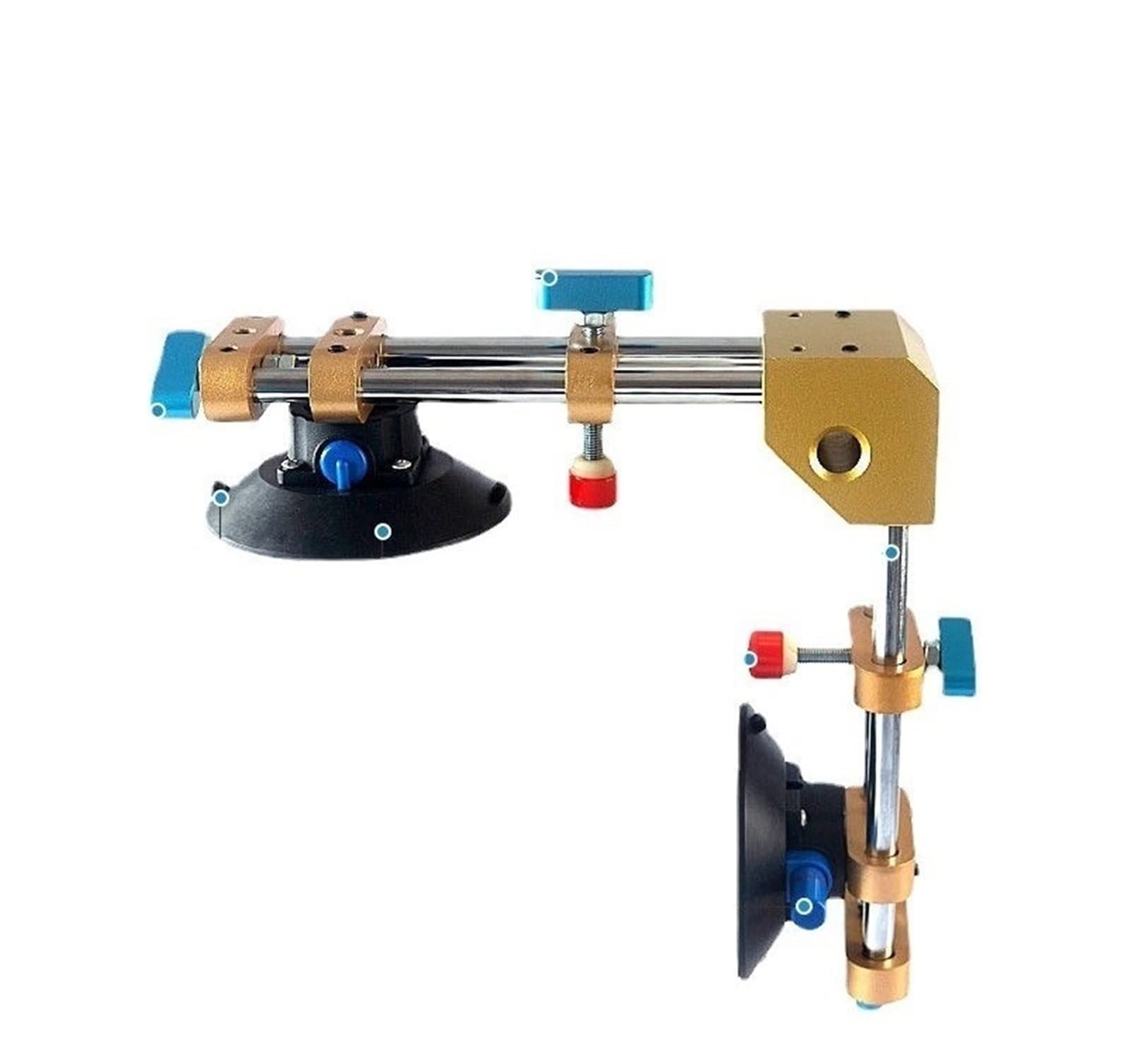 Seam Setter, Stone Countertop Tensioner, Marble Rock Slab, Tile Joint, Leveling Suction Cup, Strong Seamless(Air Pump Type splicer 1 pcs)