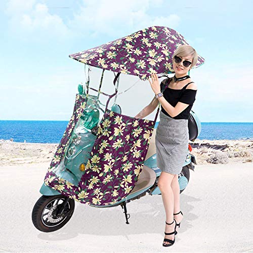 Uniwersalna osłona przeciwsłoneczna do motocykla elektrycznego, osłona przeciwdeszczowa motocykla Universal Car Motor Scooter Parasol Mobility Sun Shade Deszcz Wodoodporna osłona