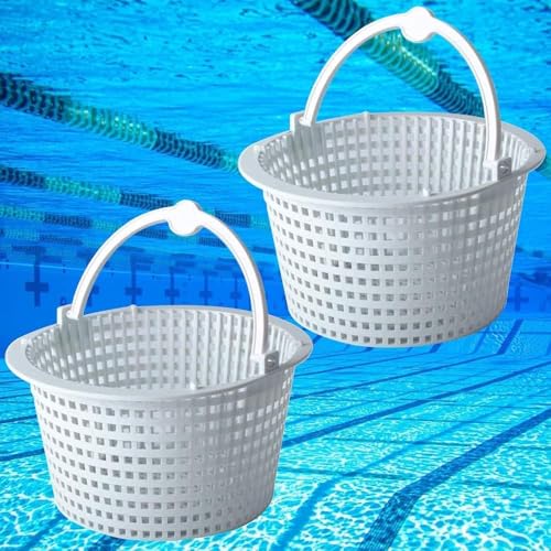 𝗨𝗽𝗴𝗿𝗮𝗱𝗲𝗱 SPX1091C Skimmer Basket 2-Pack Compatible with Haywardd Automatic Skimmers SP1091LX,SP1091WM,6.4