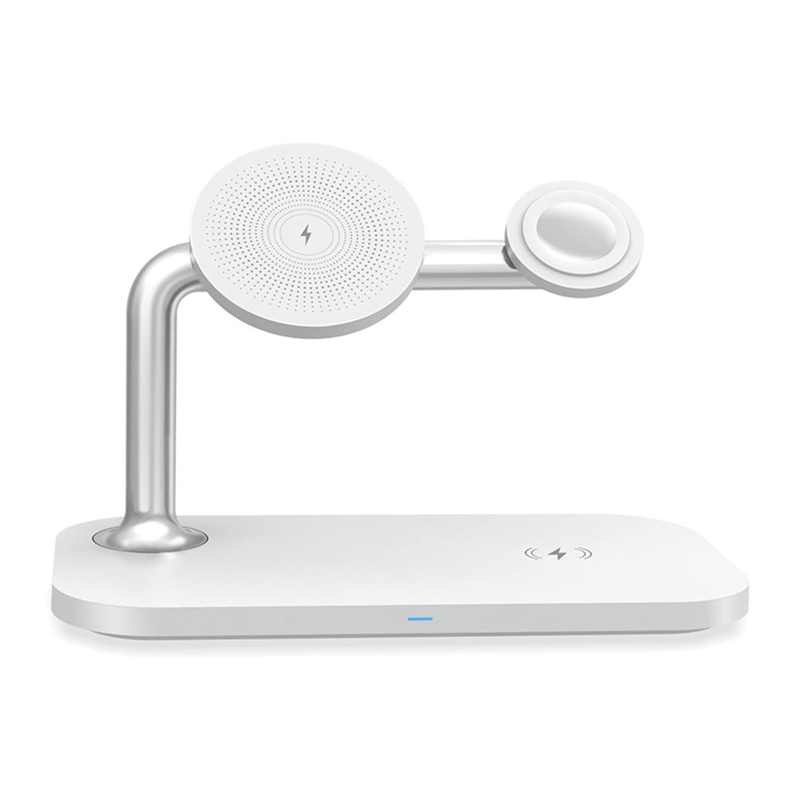 Valink Caricabatterie wireless magnetico 3 in 1,Supporto per caricabatterie wireless multiuso,Ricarica rapida doppia da 15 W,Ricarica wireless per cuffie per telefoni cellulari