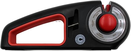 Caliber Gourmet Afilador de cuchillos y tijeras de alta calidad 7 en 1, mejora la eficiencia y seguridad de la cocina, herramienta de afilado