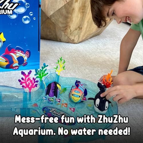 ZhuZhu Aquarium Submarine + Motorized Fish Toy (Blue Tang) - image 6