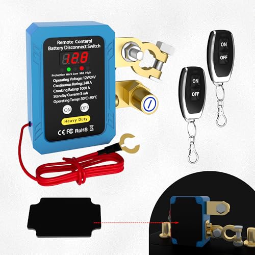 DaierTek 240A Remote Battery Disconnect Switch