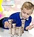 Puzzled 3D Puzzle Castle Set Wood Craft Construction Model Kit, Fun & Educational DIY Wooden Toy Assemble Model Unfinished Crafting Hobby Puzzle to Build and Paint for Decoration 182 Pieces Pack