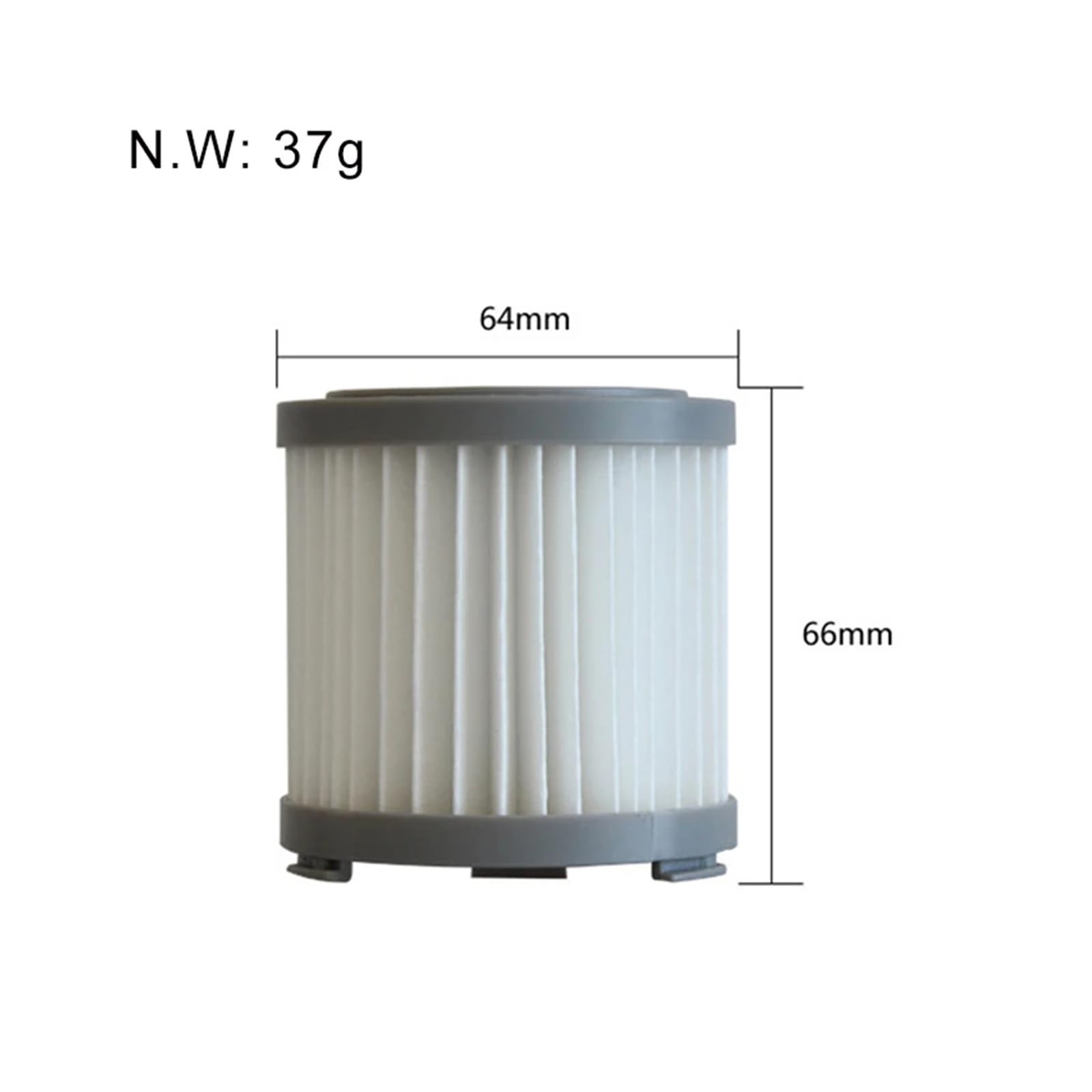 Compatible con Xiaomi JIMMY JV51 JV53 JV83 CJ53, aspiradora inalámbrica de mano, lavable, filtro eficiente, repuestos.(6 pcs)