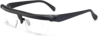 Adjustable Focus Glasses Near and far Sight，Vifocus Eyeglasses-Vifocus Glasses,Adjustable Focus Reading Dial Eye Glasses (Color : Black, Size : 1 Piece)