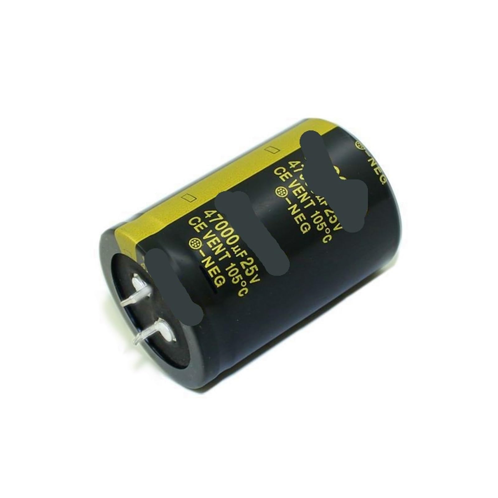 Condensador electrolítico 47000 uF para eliminar el zumbido de tu amplificador viejo