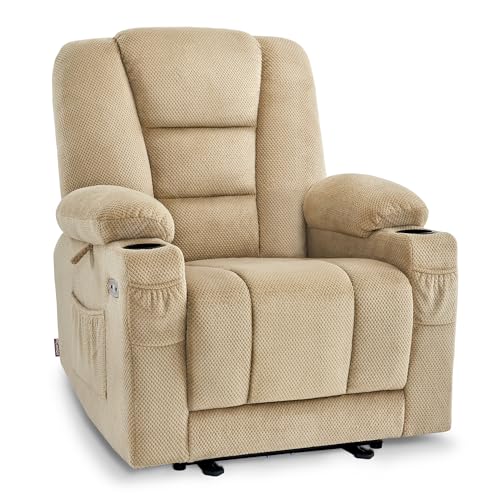 M MCombo Fauteuil TV à réglage électrique, Fauteuil Relax avec Fonction Chaise Longue, Fauteuil...