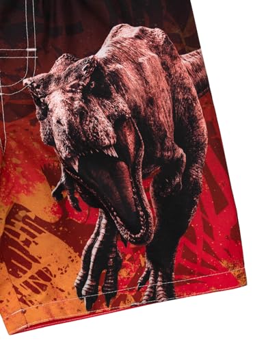 Jurassic World Park Dinosaur UPF 50+ Swim Trunks Little Kid Sizes (4-7-8)3