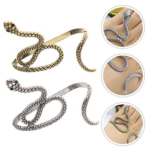 KESYOO 2 Pcs Pulseira de Cobra Pulseira Criativa Forma de Cobra Do Vintage Braço Manguito Halloween