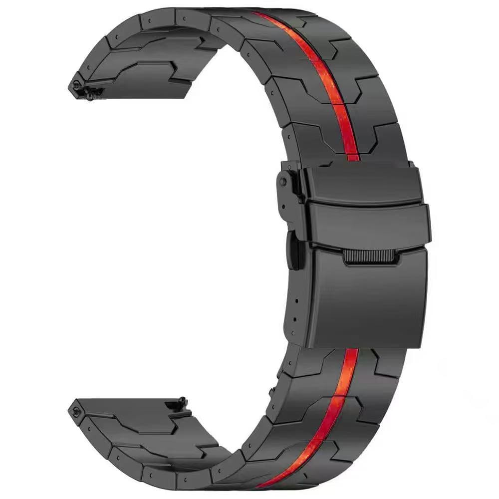 [bltday] コンパチブル for huawei watch バンド チタニウム製 22mmバンド ファーウェイ クイックリリース設計 軽量 チタン製互换ベルト 155-220mmの手首対応 調整工具付属