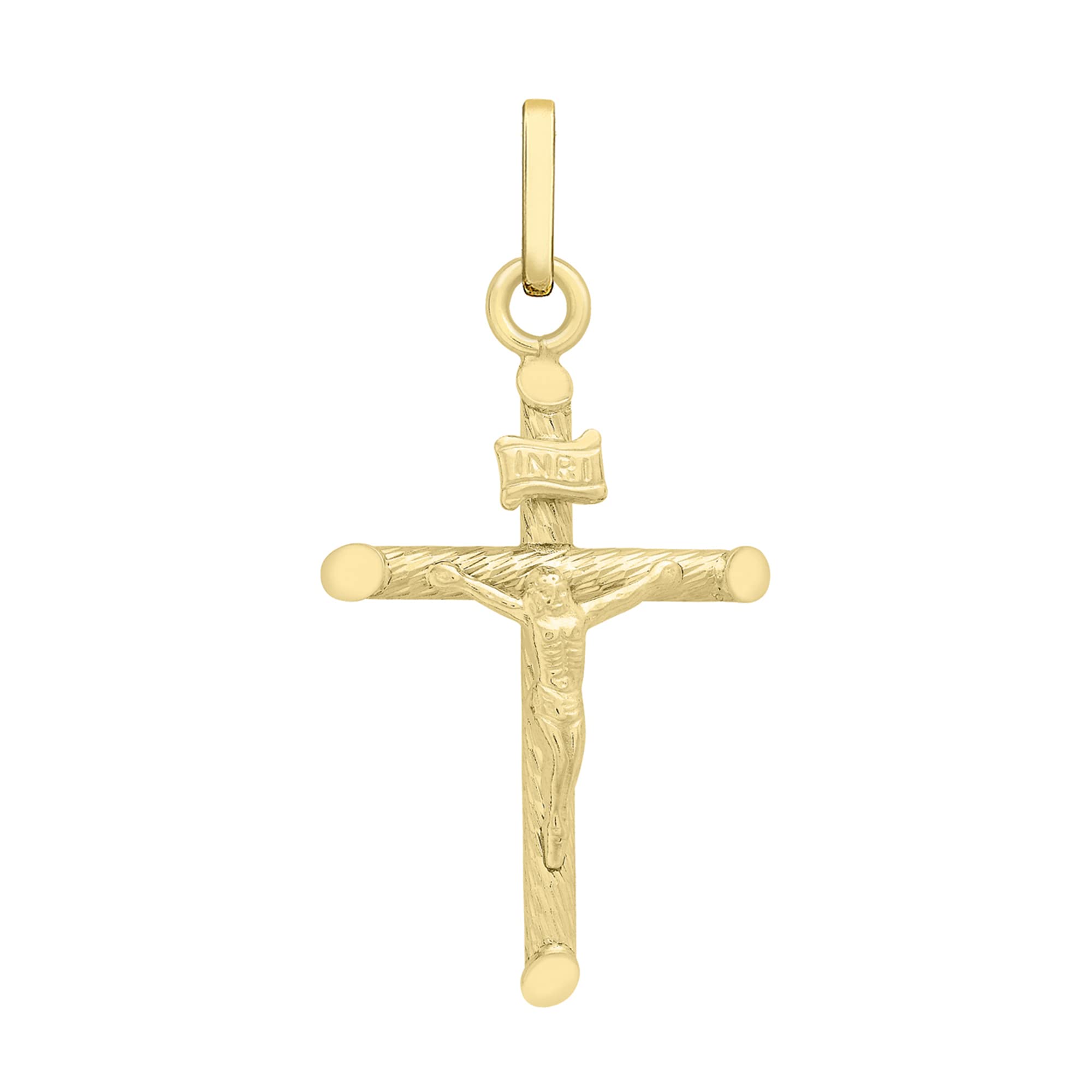 CARISSIMA Damen Kruzifix Anhänger 375 Gelbgold 2.7 cm - 1.64.2269