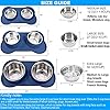 Dog Food and Water Bowl Set