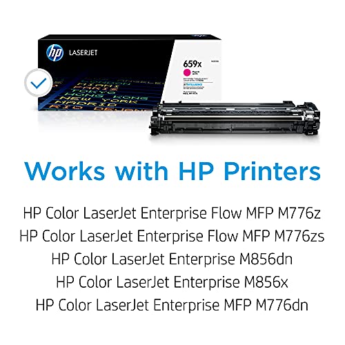 HP 659X High Yield Magenta Original LaserJet Toner Cartridge