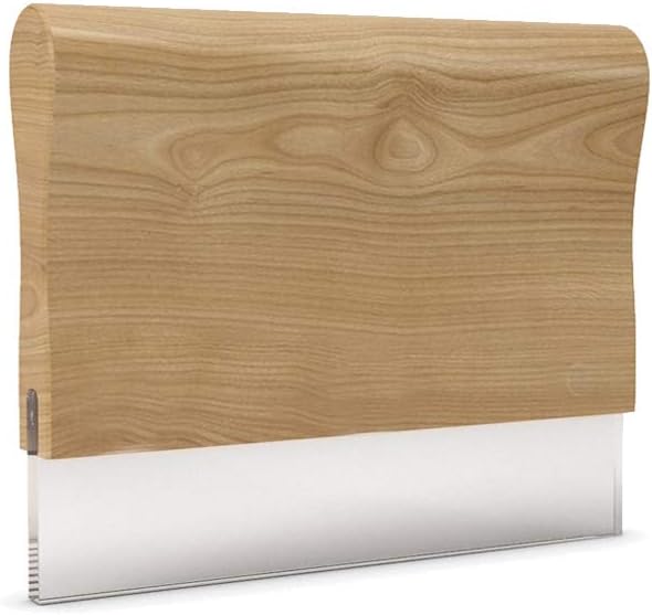Ecotex® Wooden Screen Printing Squeegee 15" - 70 Durometer Rubber Squeegee for Screen Printing Screens, Ink Scraper for Frames, Durable Clear Blade Squeegee for Silk Screens - Screen Printing Supplies