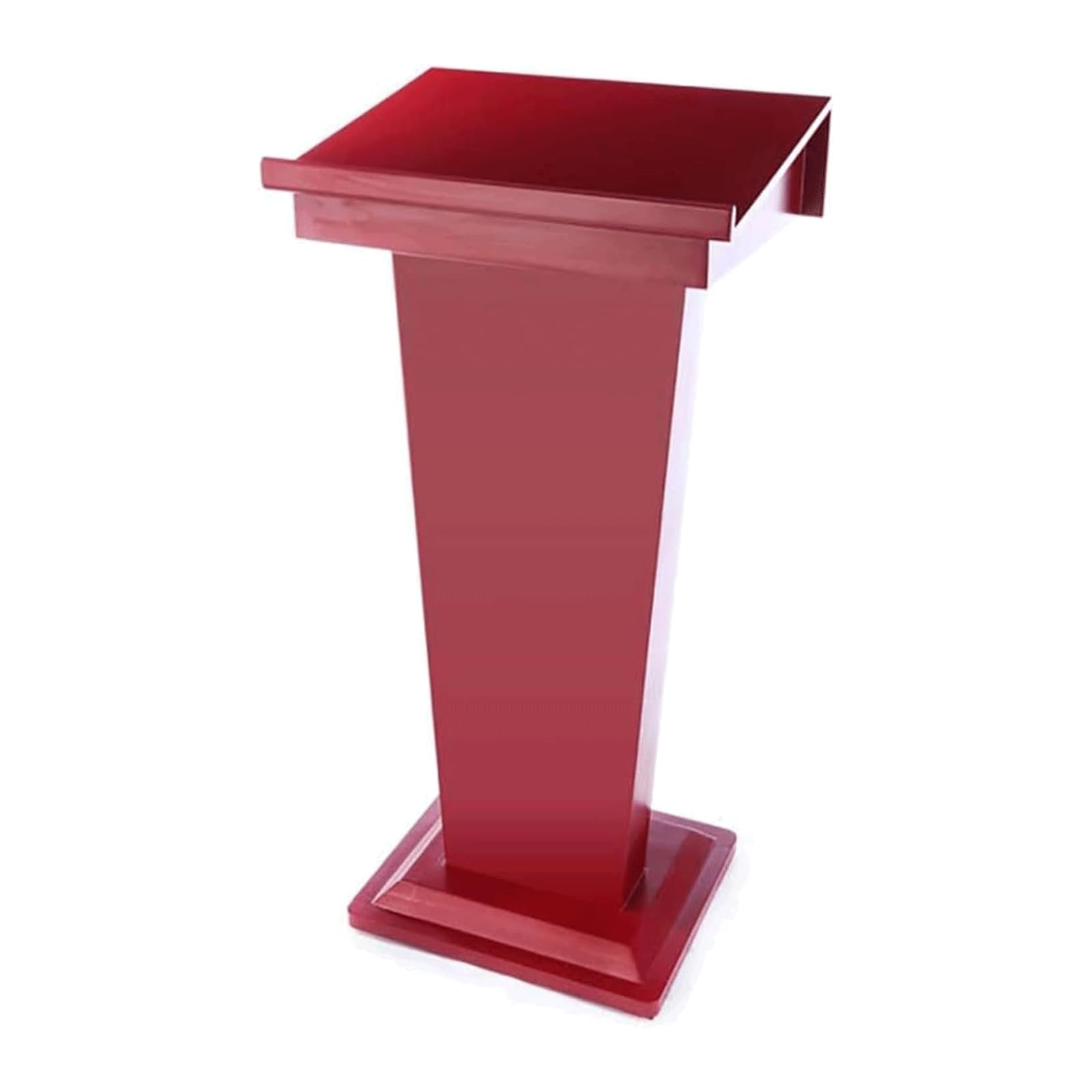 MUYRJLZX Podium Stand Exquisite Podium Portable Wooden Lectern Creative Curved Pulpits Church Podium Stand Podium Tilt Tabletop Presentation Stand Stability