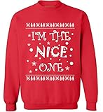 Awkward Styles Unisex I'm The Nice One Sweatshirt Ugly Christmas Sweater Nice Naughty Christmas...