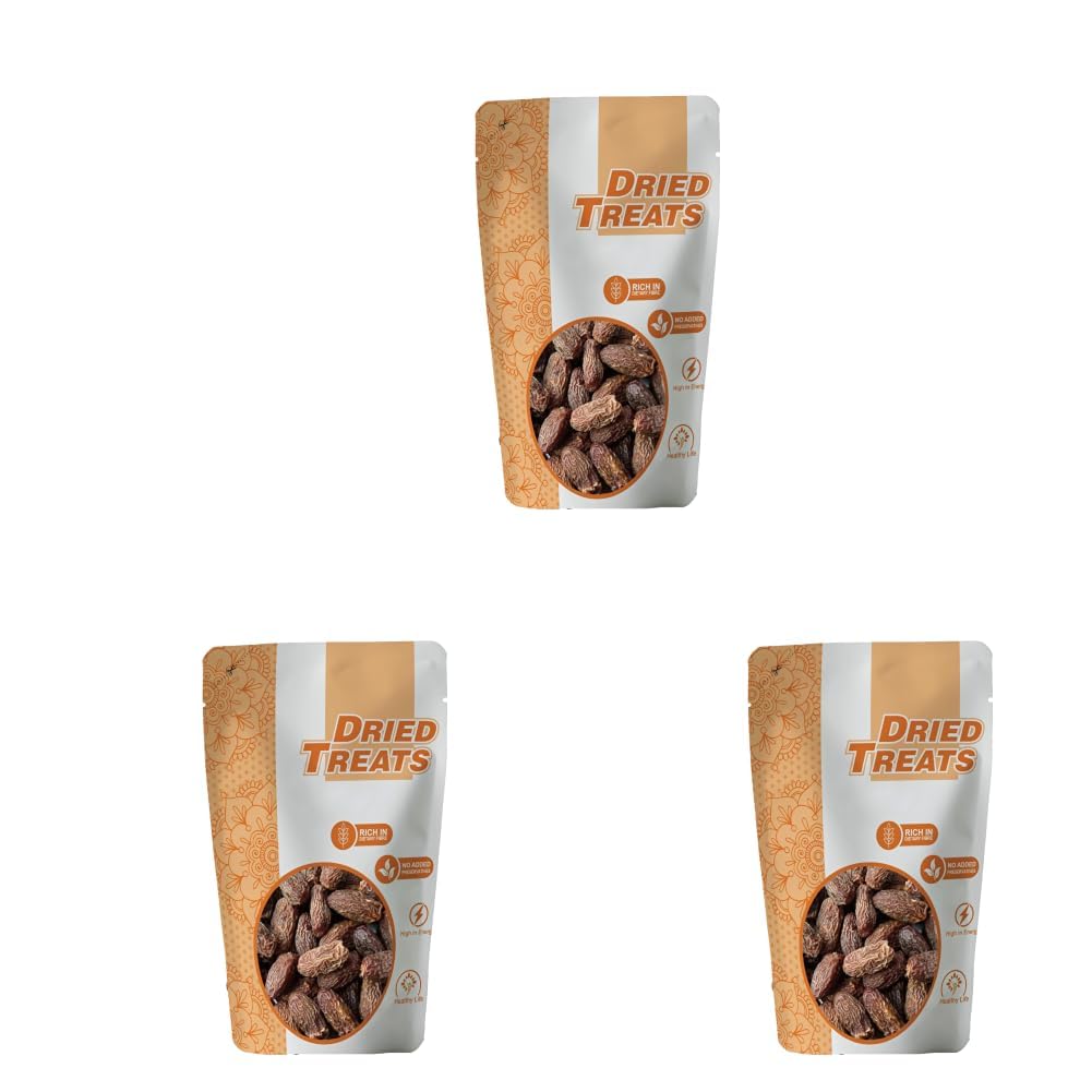 Dried Treats Dried Fruits Nuts And Seeds (Dried Lal Chuara/Lal Sukha Khajoor, 250 Gm) (Pack of 3)-image-39