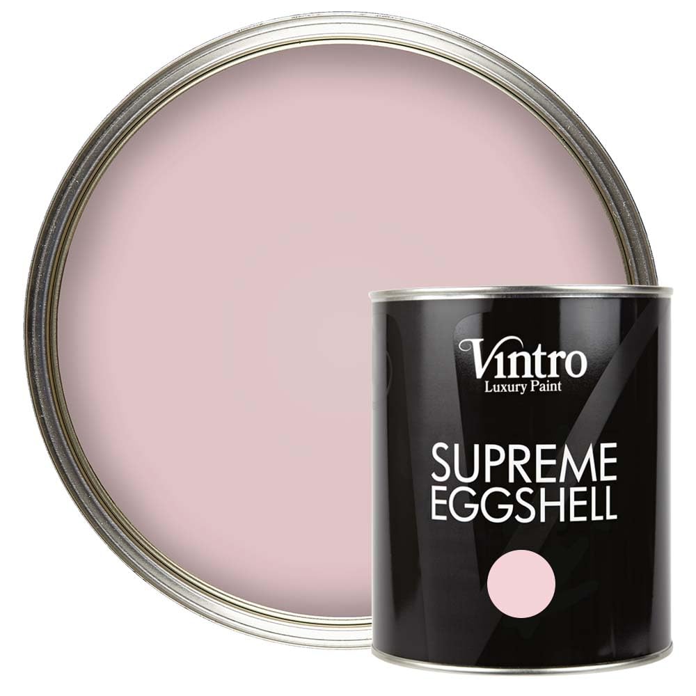 Vintro Paint Madame de Pompadour Eggshell Paint 1L - Pink - Satin Finish - Interior/Exterior