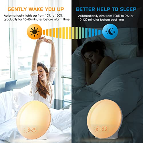 Wake up Light, Luce Sveglia Digitale con