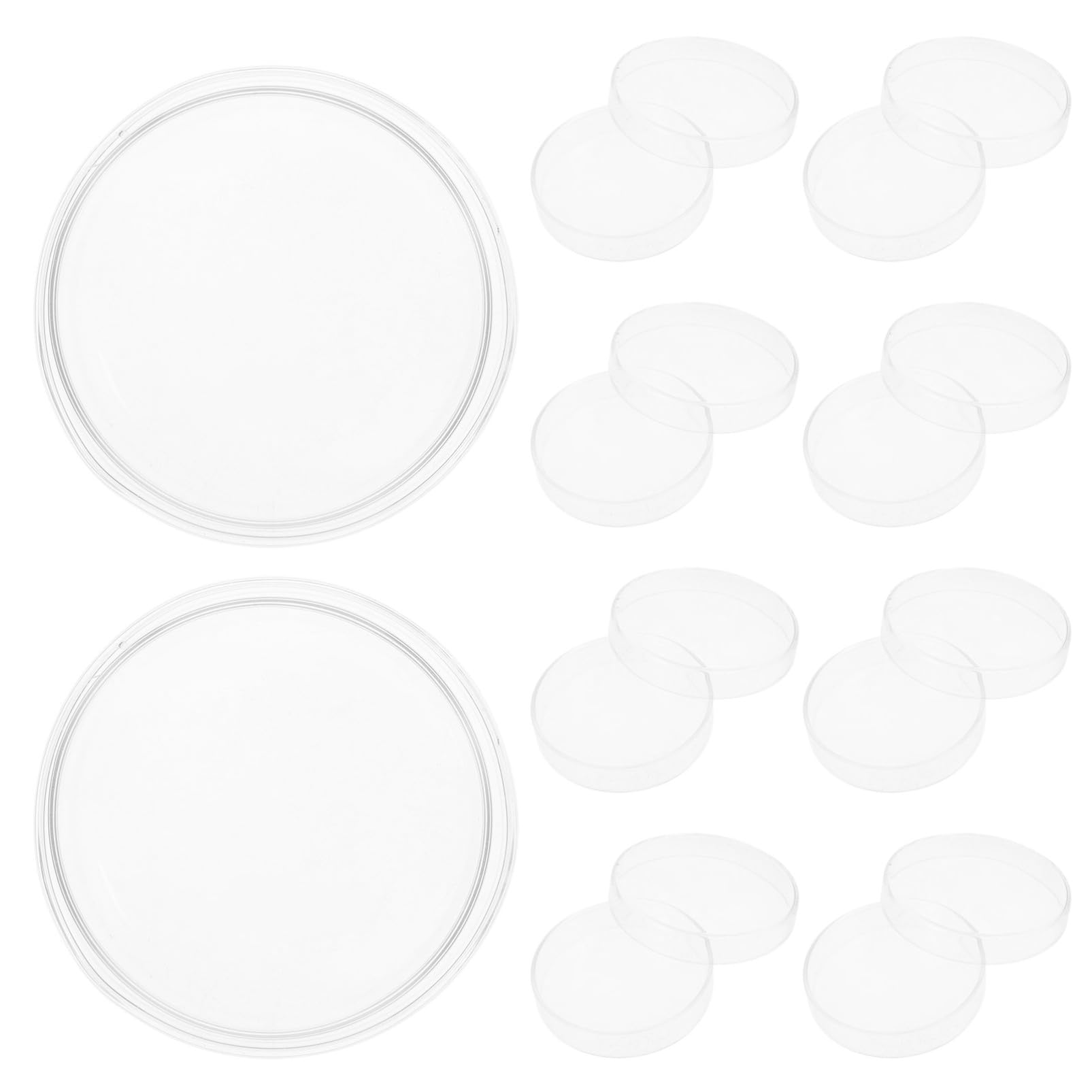 10 Stück Labor Petrischalen Sterile Petrischalen Mit Deckel Vorgegossen Kulturschale Aus Glas Für Mikrobiologische Experimente Große Platte Für Zelle Untersuchung Zubehör Für Forsc