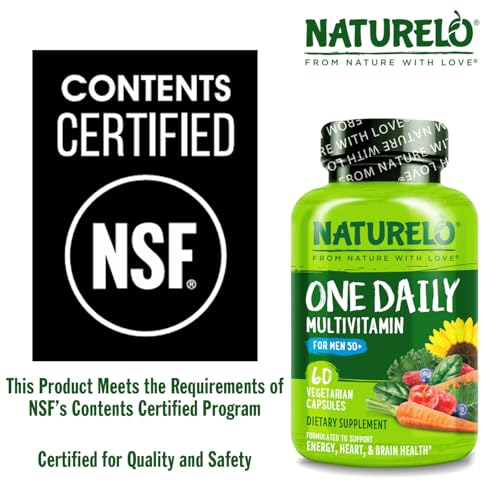 NATURELO Men's 50+ Multivitamin