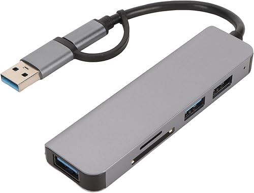 Miniatura 7 de Diyeeni Hub USB C USB3.0, extensor USB 5 en 1, USB3.0 y USB C a 3* USB SD y puertos de tarjeta TF, soporte para Windows 1088.17Vista y XP para OS X